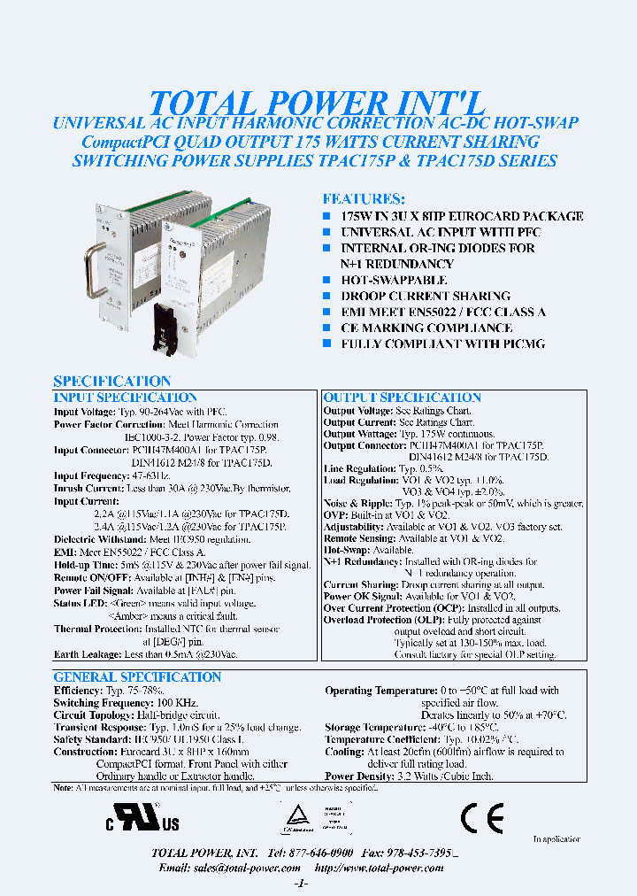 TPAC175P-490O_1327960.PDF Datasheet