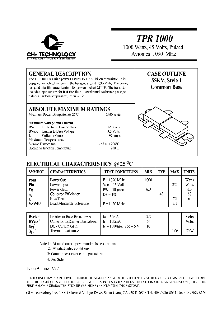 TPR1000_1328139.PDF Datasheet