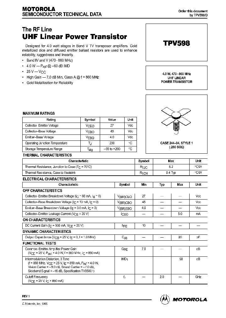 TPV598_1328639.PDF Datasheet