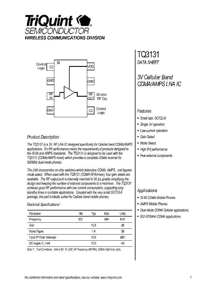 TQ3131_1328665.PDF Datasheet