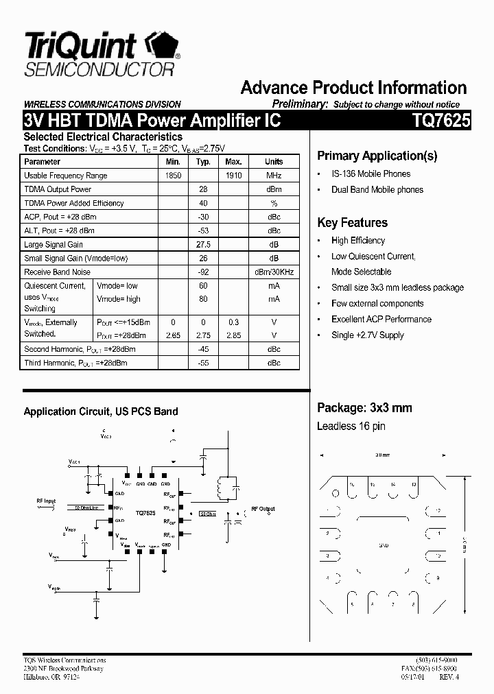 TQ7625_1328686.PDF Datasheet