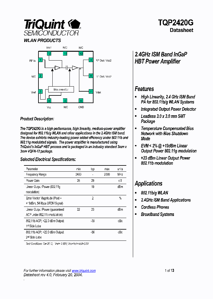 TQP2420G_1328718.PDF Datasheet