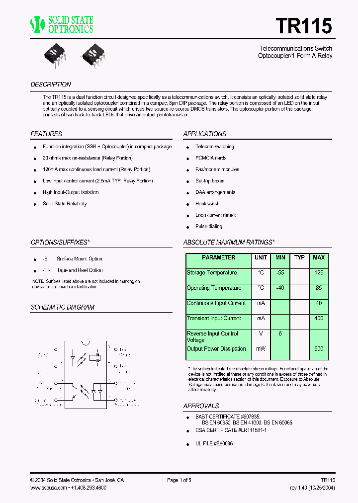 TR115_1041720.PDF Datasheet