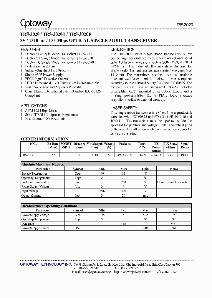 TRS-3020_1328826.PDF Datasheet