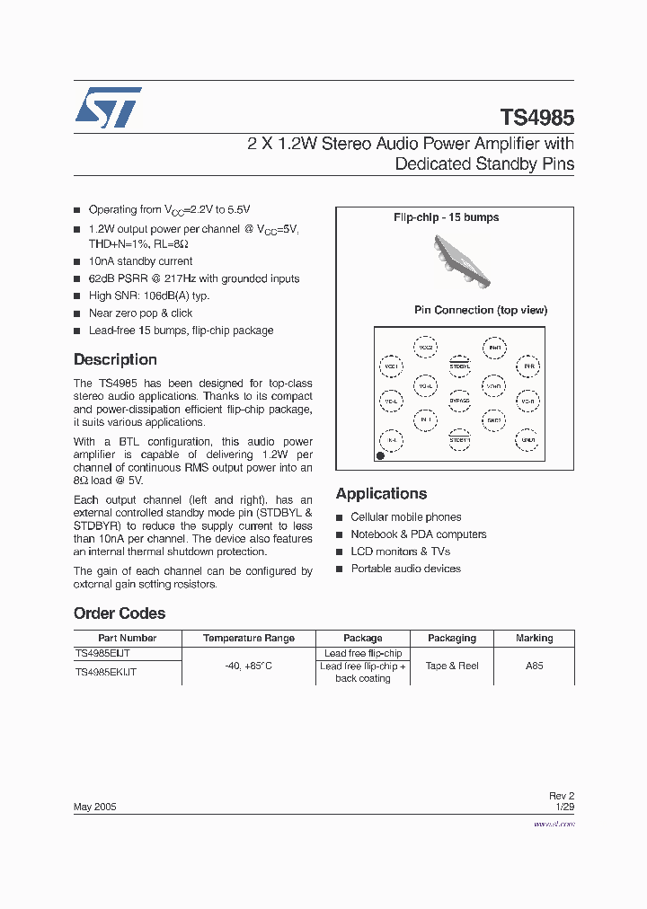 TS4985EKIJT_1329024.PDF Datasheet