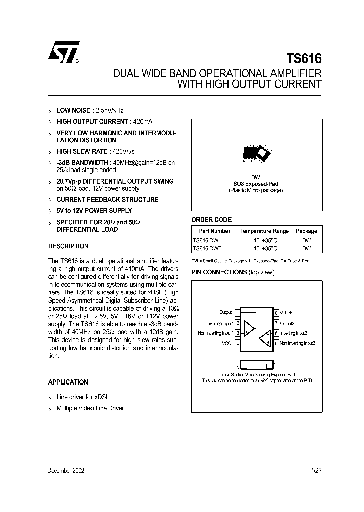 TS616IDWT_1329083.PDF Datasheet