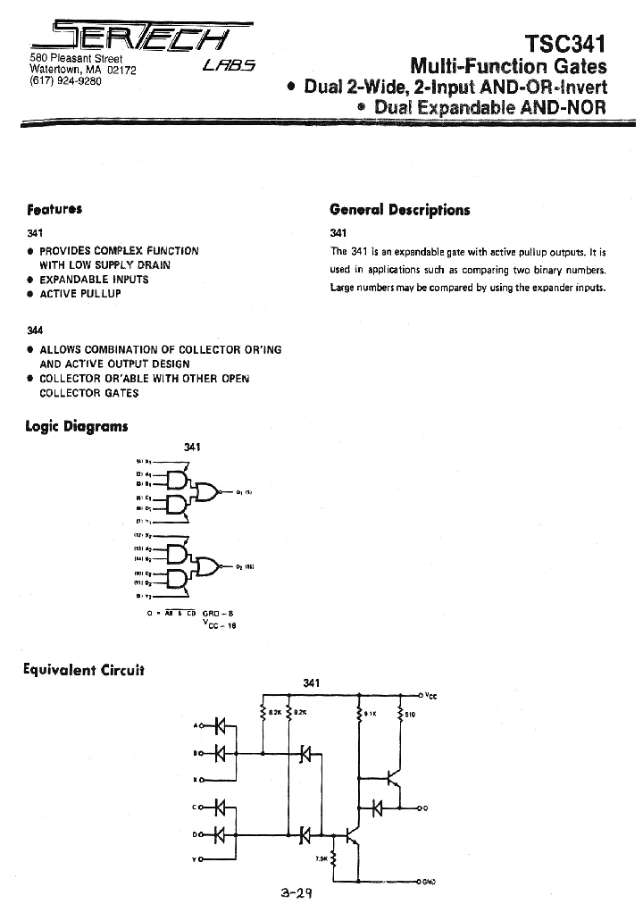 TSC341_1329318.PDF Datasheet