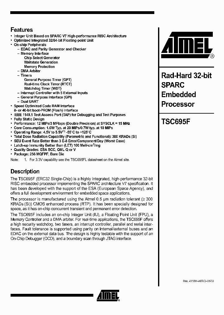 TSC695F-25SASB_1329342.PDF Datasheet