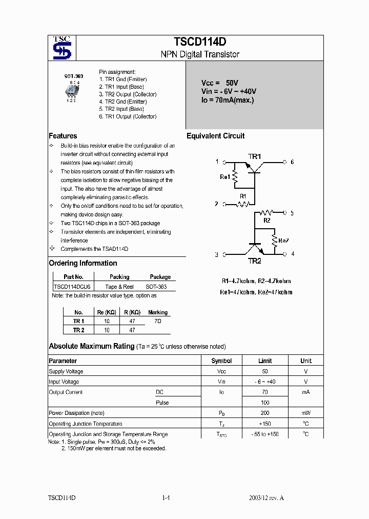 TSCD114DCU6_1329351.PDF Datasheet