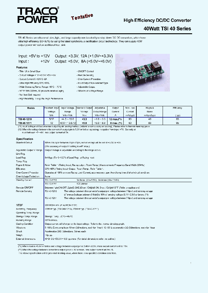 TSI40-1211_1329439.PDF Datasheet