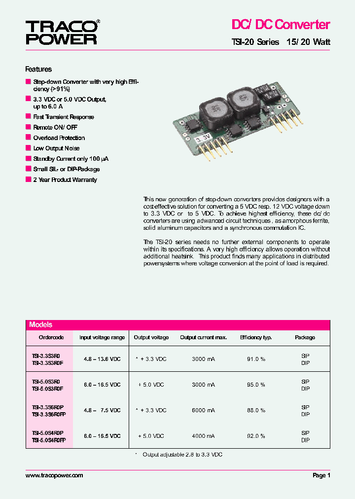 TSI-50S4R0P_1329441.PDF Datasheet