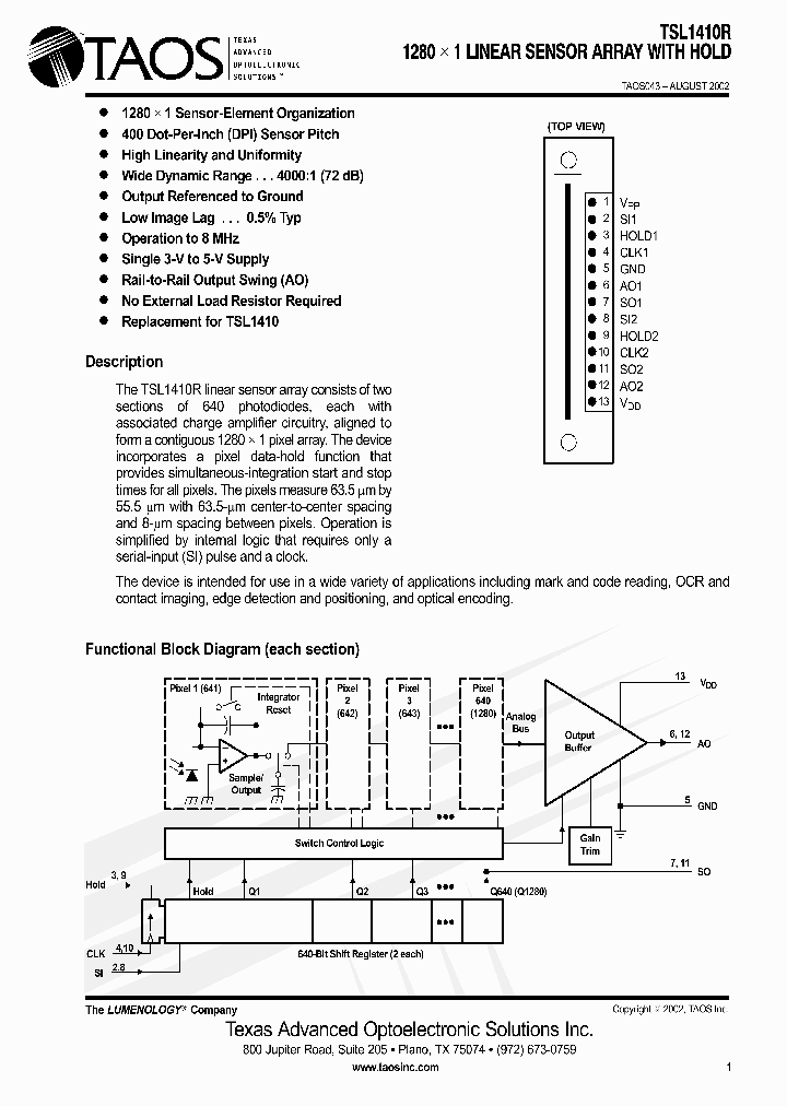 TSL1410R_1017271.PDF Datasheet