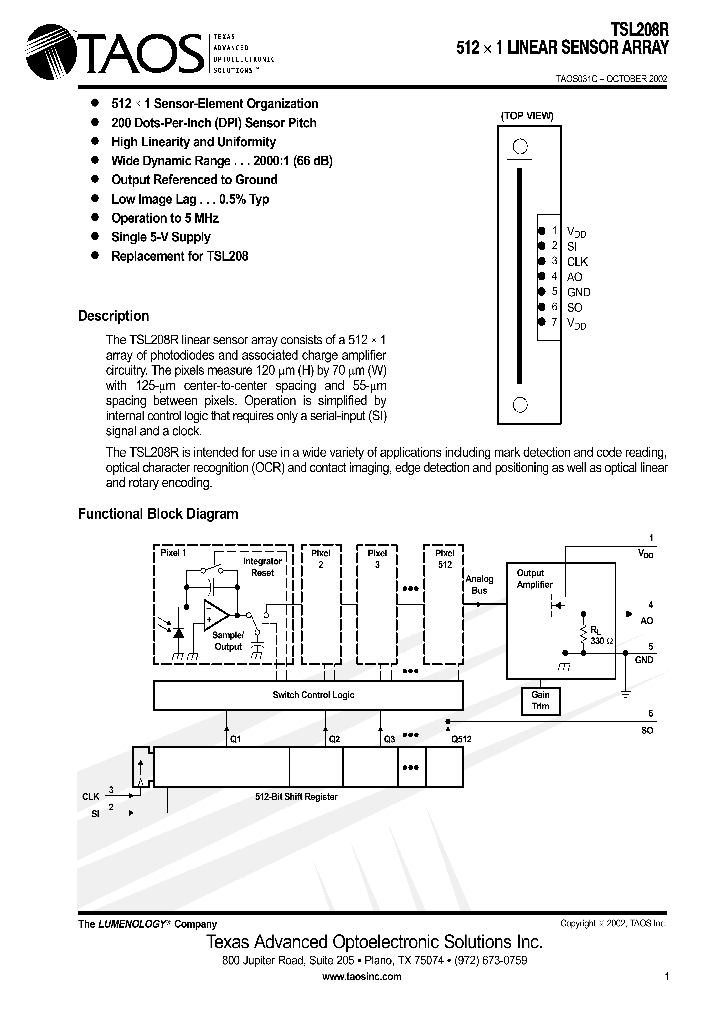 TSL208R_1329457.PDF Datasheet