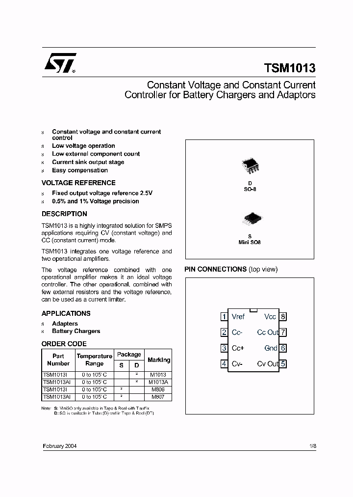 TSM1013IST_1329481.PDF Datasheet