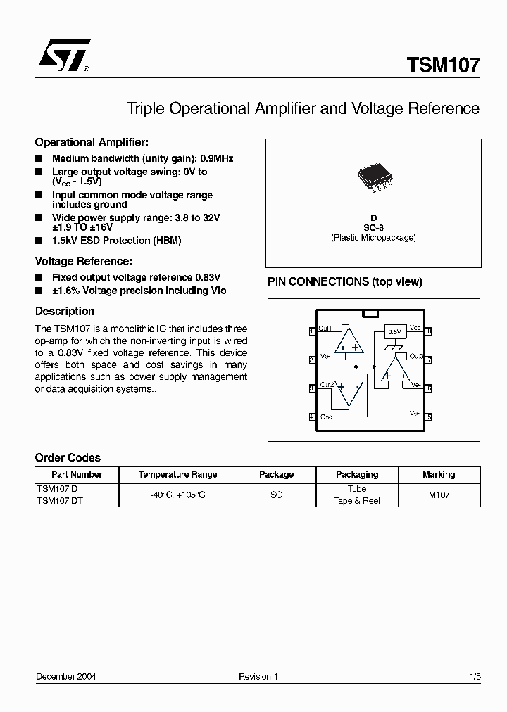 TSM107IDT_1329494.PDF Datasheet