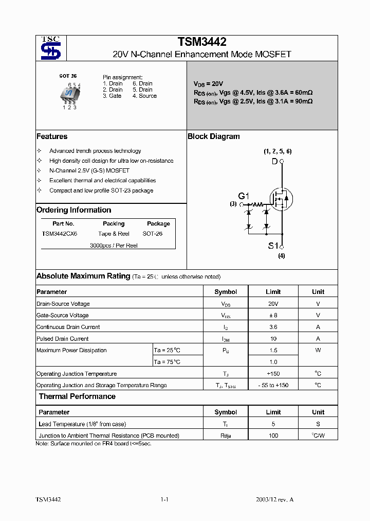 TSM3442CX6_1329521.PDF Datasheet