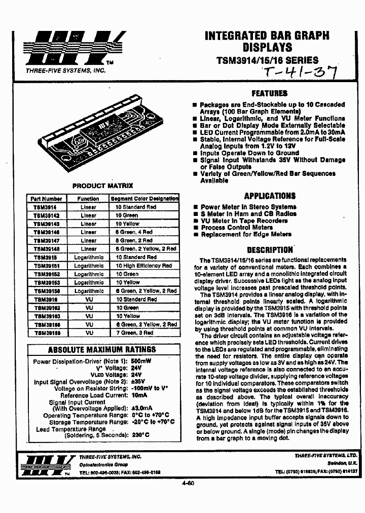 TSM39169_1329525.PDF Datasheet