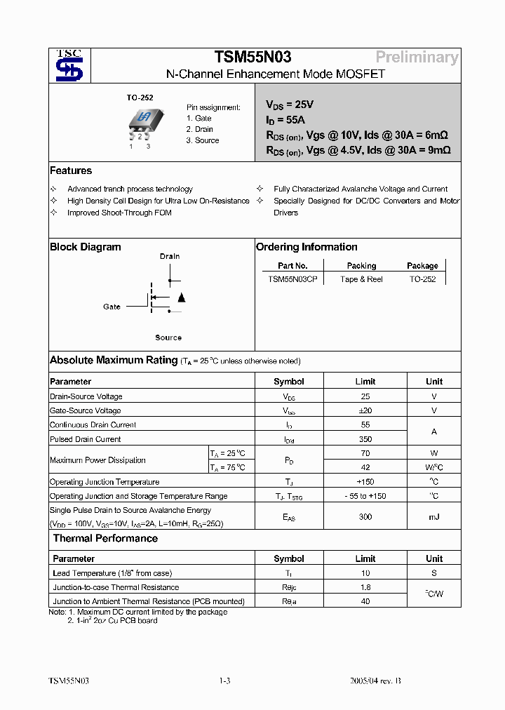 TSM55N03CP_1329531.PDF Datasheet