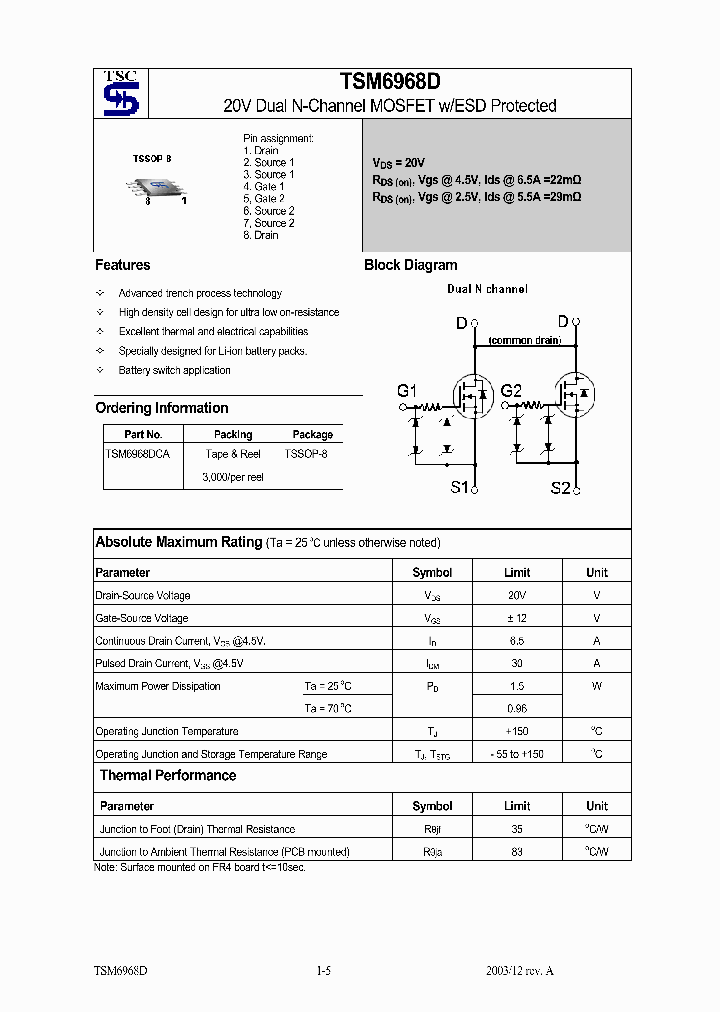 TSM6968DCA_1329533.PDF Datasheet