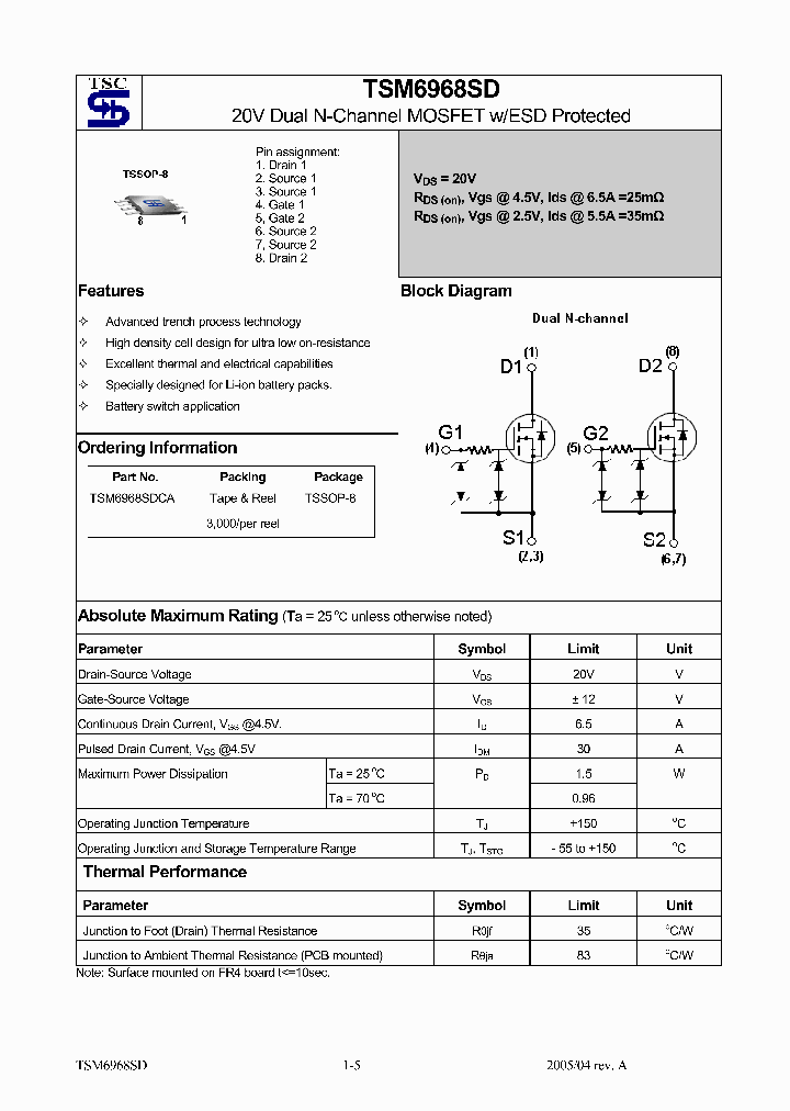 TSM6968SDCA_1329534.PDF Datasheet