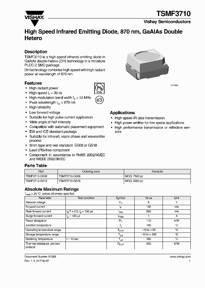 TSMF3710-GS18_1329550.PDF Datasheet