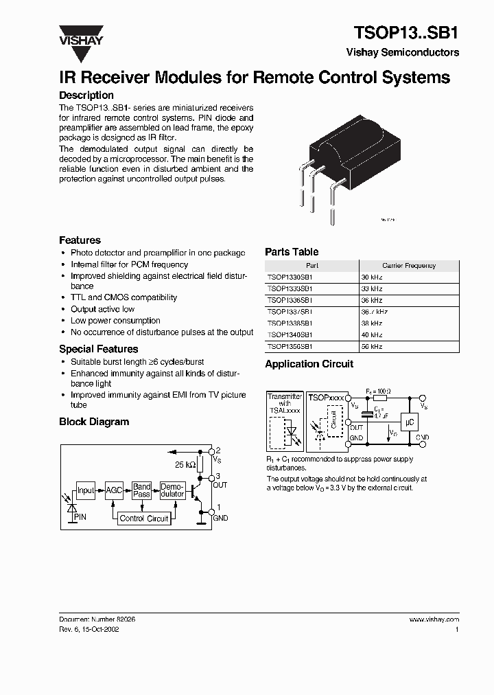TSOP1356SB1_1329588.PDF Datasheet