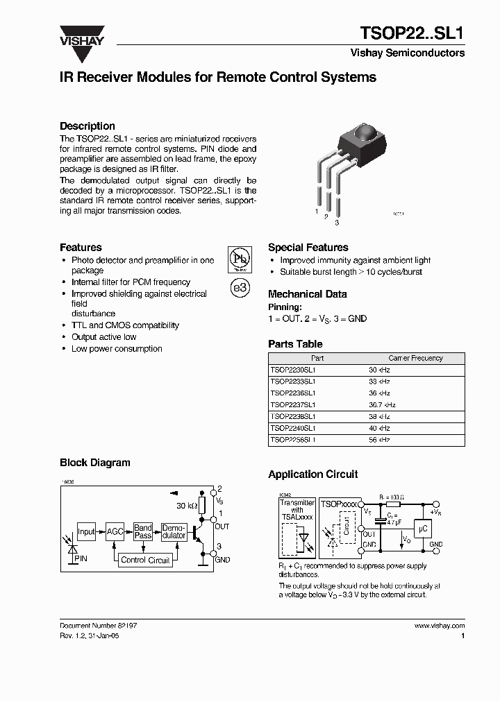 TSOP2256SL1_1329647.PDF Datasheet