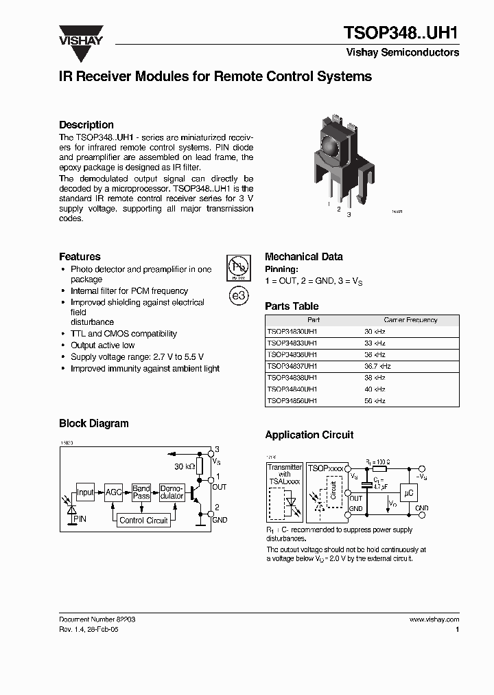 TSOP34856UH1_1329674.PDF Datasheet