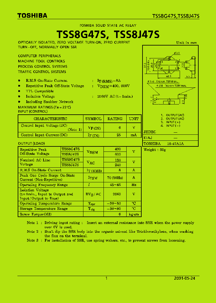 TSS8J47S_1329726.PDF Datasheet