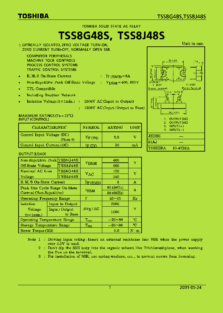 TSS8J48S_1329727.PDF Datasheet