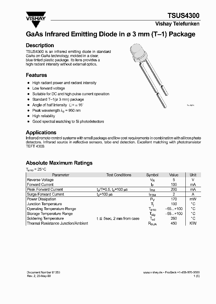 TSUS4300_1329751.PDF Datasheet