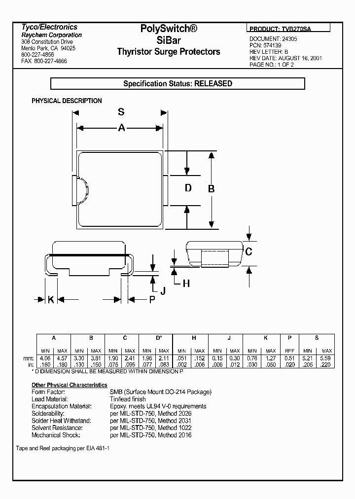 TVB270SA_1165319.PDF Datasheet