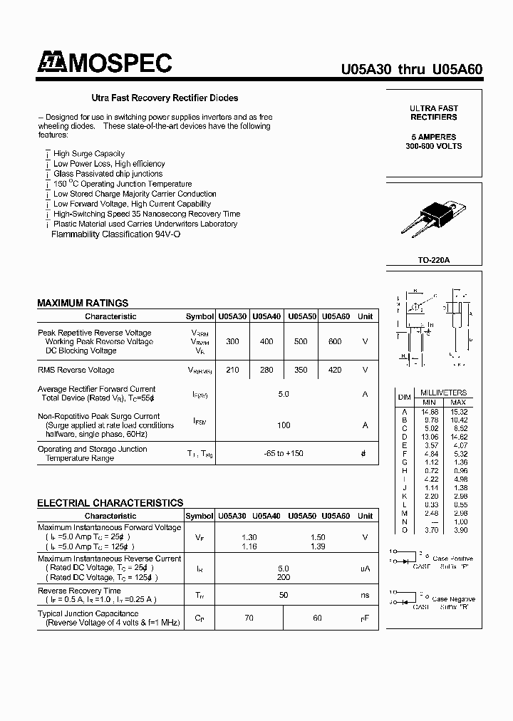 U05A60_1330022.PDF Datasheet