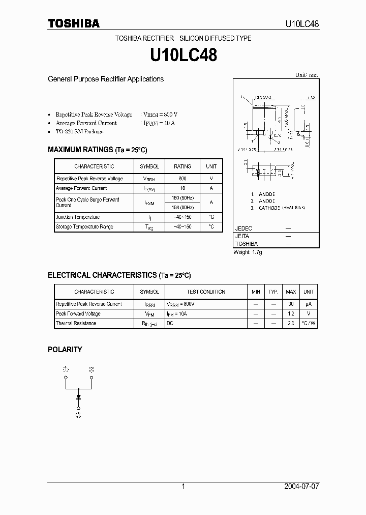 U10LC48_1330043.PDF Datasheet