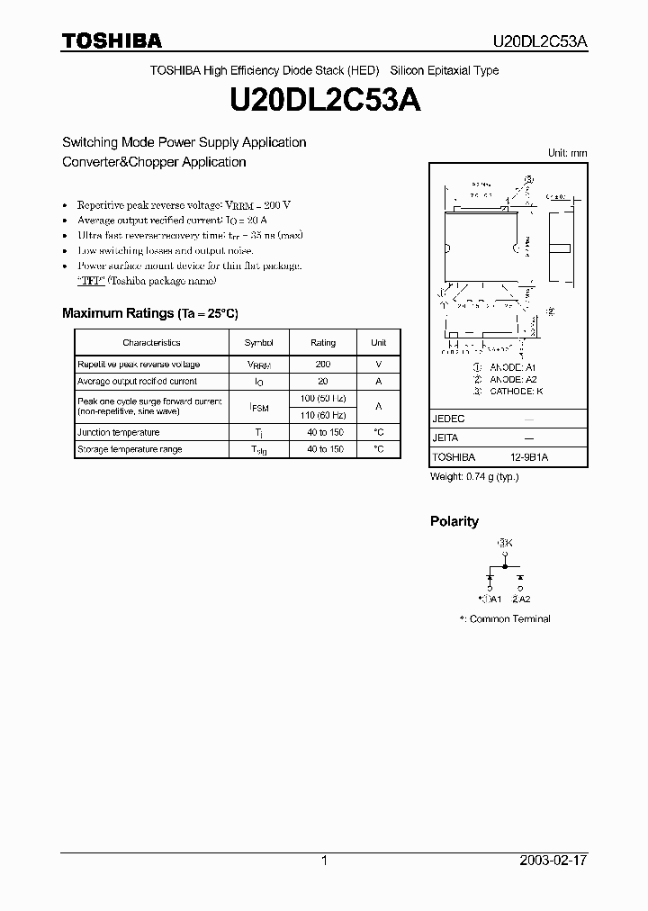 U20DL2C53A_1330082.PDF Datasheet