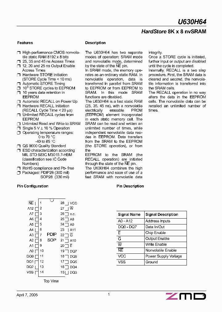 U630H64_1330303.PDF Datasheet