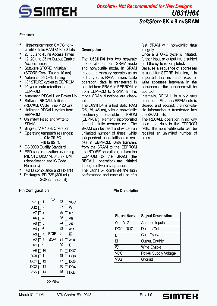 U631H64SK45G1_1330308.PDF Datasheet
