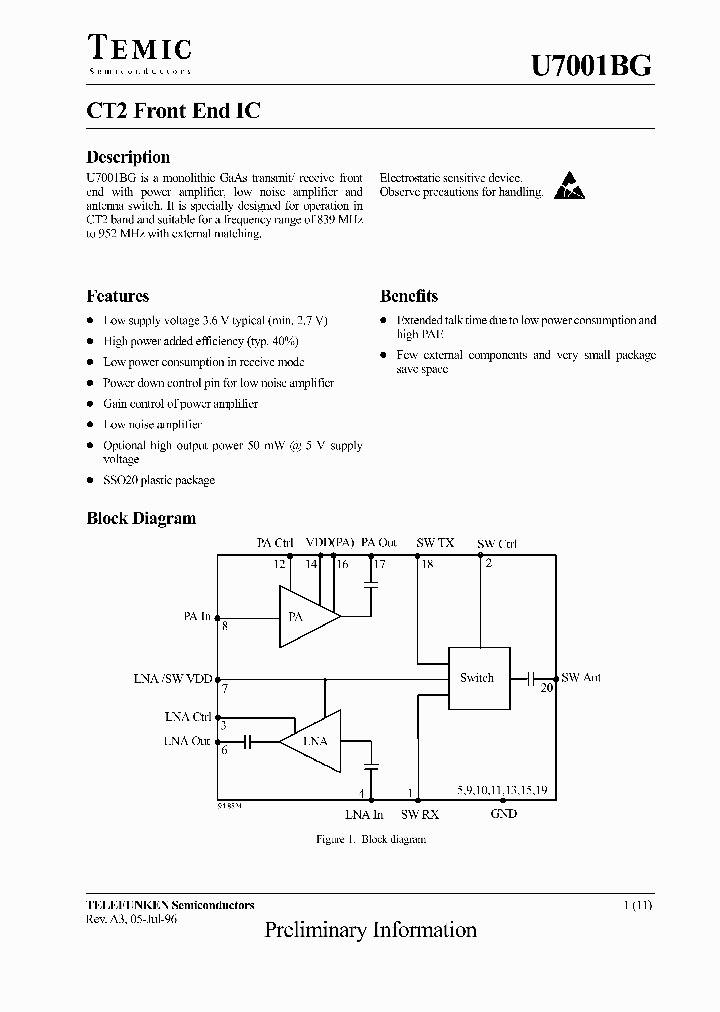 U7001BG_1330362.PDF Datasheet