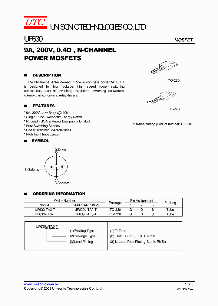 UF630L-TF3-T_1331044.PDF Datasheet