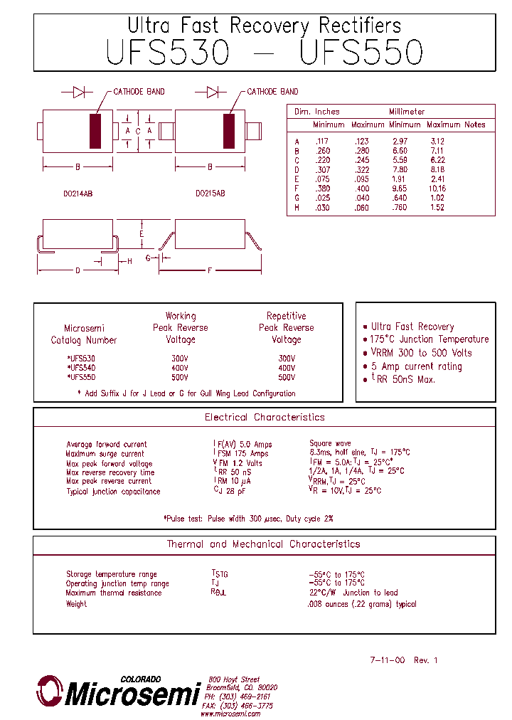 UFS550_1331098.PDF Datasheet