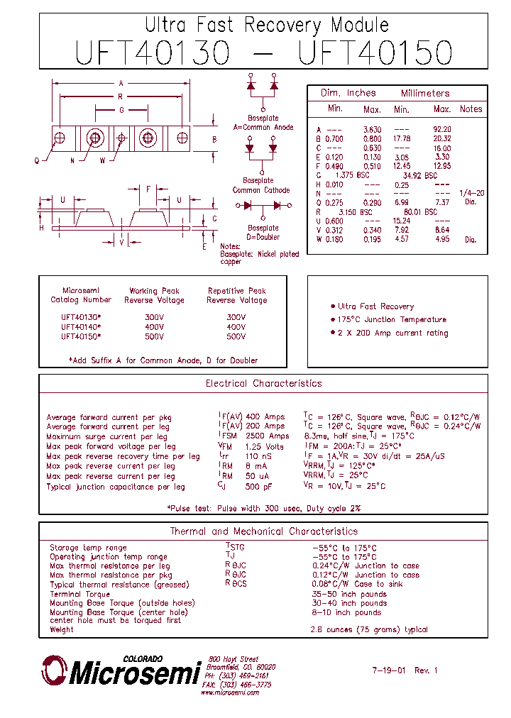 UFT40150_1331122.PDF Datasheet