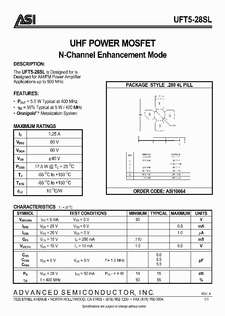 UFT5-28SL_1331125.PDF Datasheet