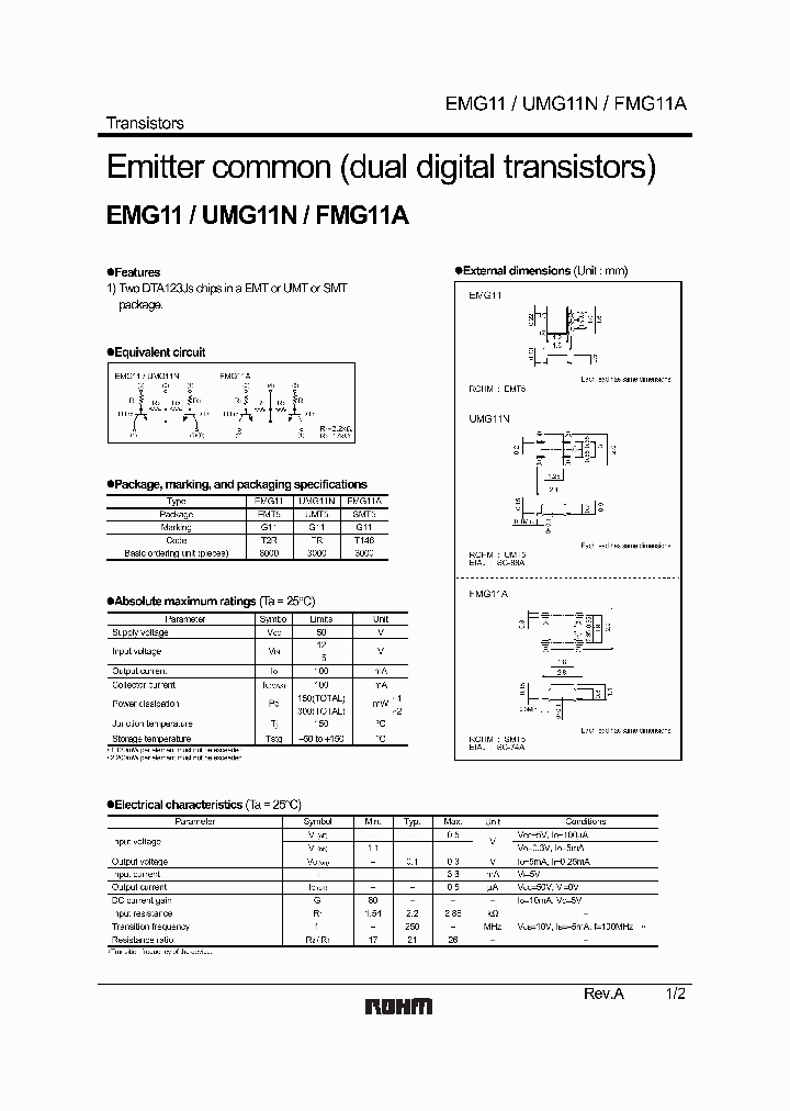 UMG11N_1331469.PDF Datasheet