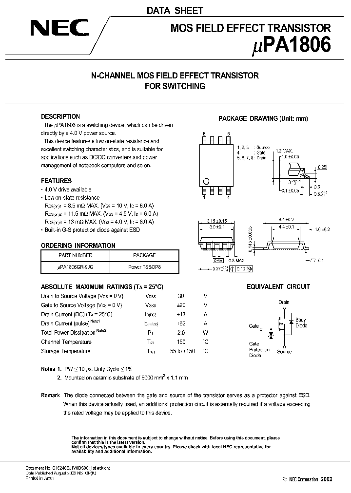 UPA1806GR-9JG_921740.PDF Datasheet