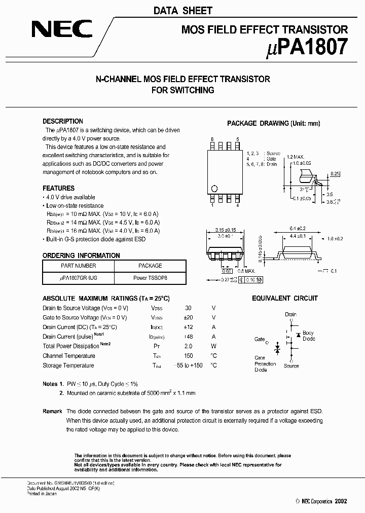 UPA1807_1030913.PDF Datasheet