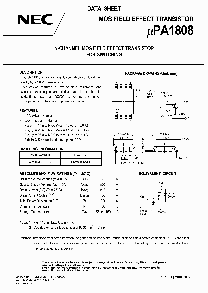 UPA1808_1030914.PDF Datasheet