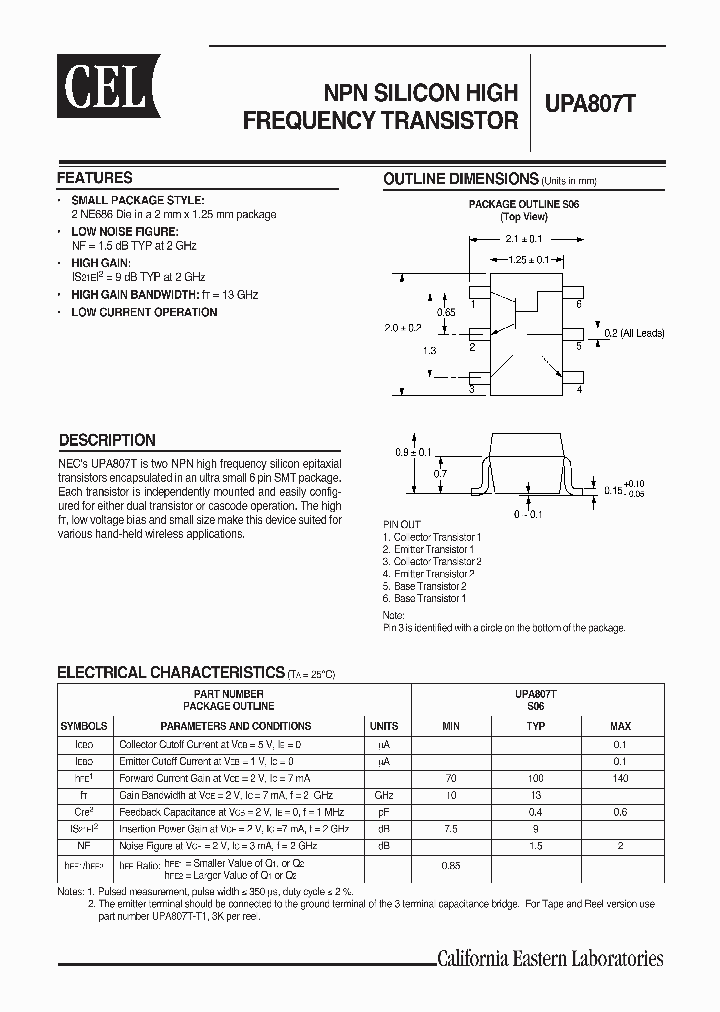 UPA807T-T1-A_1331795.PDF Datasheet