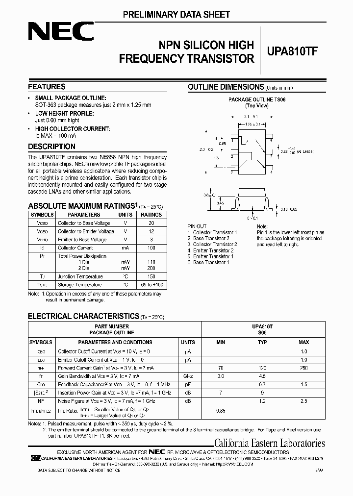 UPA810TF_1331804.PDF Datasheet