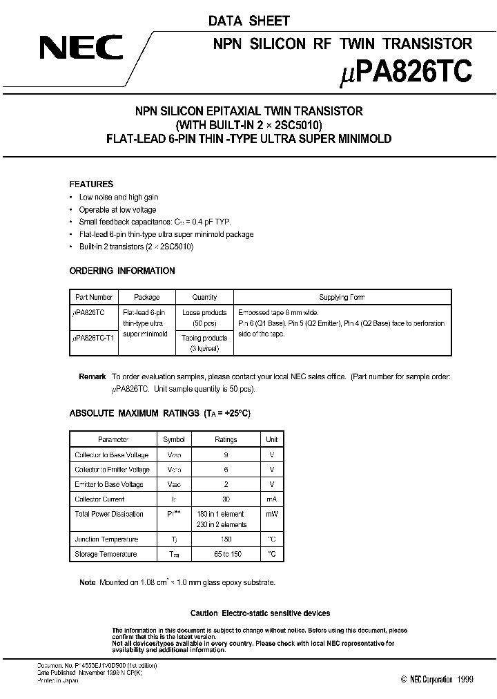 UPA826TC_1149155.PDF Datasheet