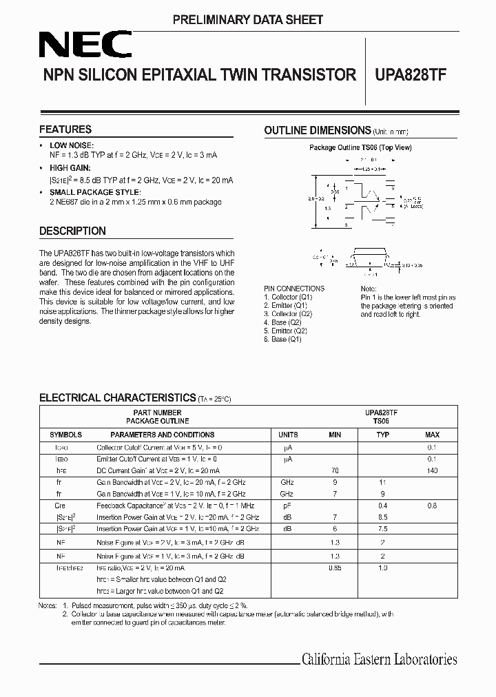 UPA828TF99_1149160.PDF Datasheet